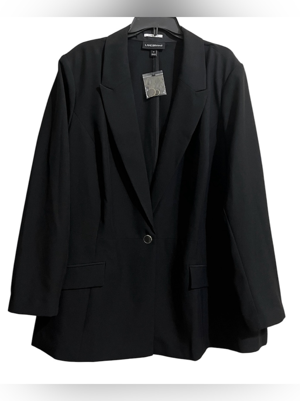 Nwot Lane Bryant Women’s The Bryant Stretch Blazer Jacket Size 28 New